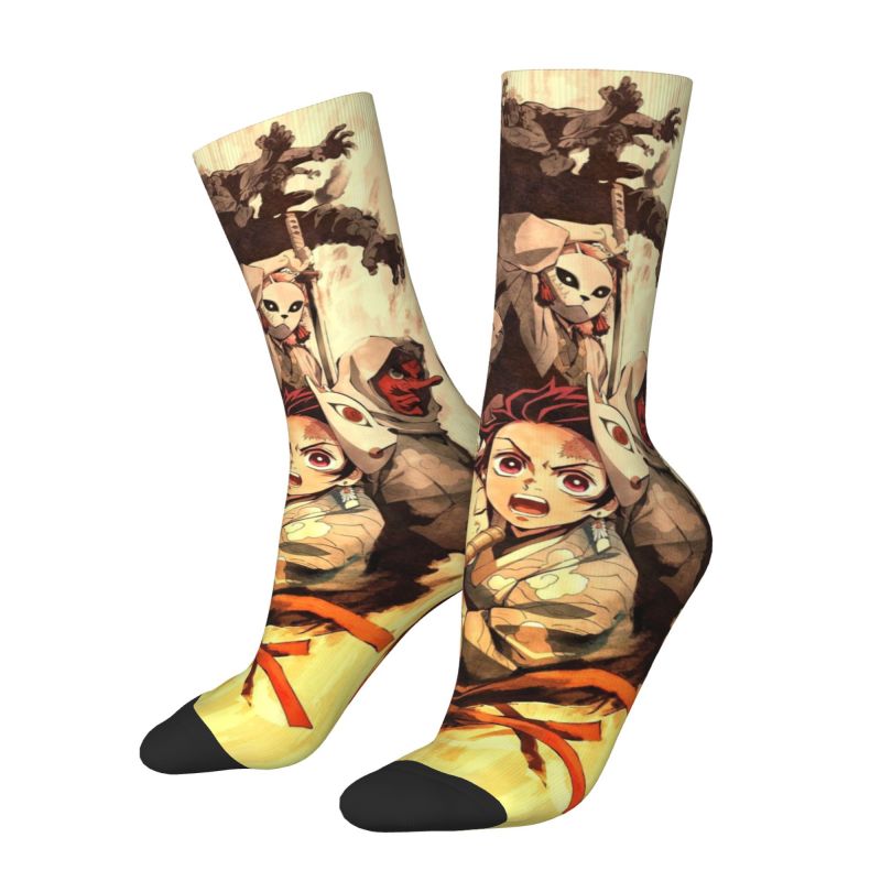 Dress Sock Men - ถุงเท้าลายพิมพ์ 3 มิติ แฟชั่นสำหรับผู้ชายและผู้หญิง รุ่น Custom