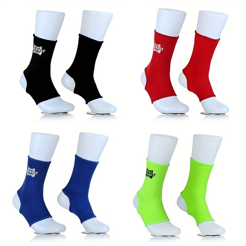 Ankle Brace Sock - 2pcs มวยข้อเท้ายืด Breathable มวยไทย Sanda มวยการฝึกอบรมความดันข้อเท้าป้องกันมวยการฝึกอบรมถุงเท้า