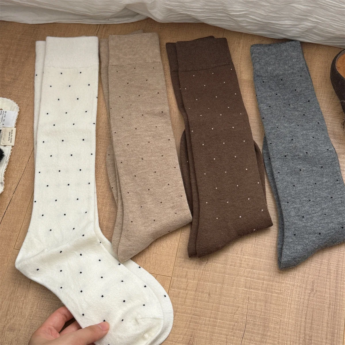 Silk Sock Bamboo - SP & CITY ฤดูหนาวหวาน Polka Dot