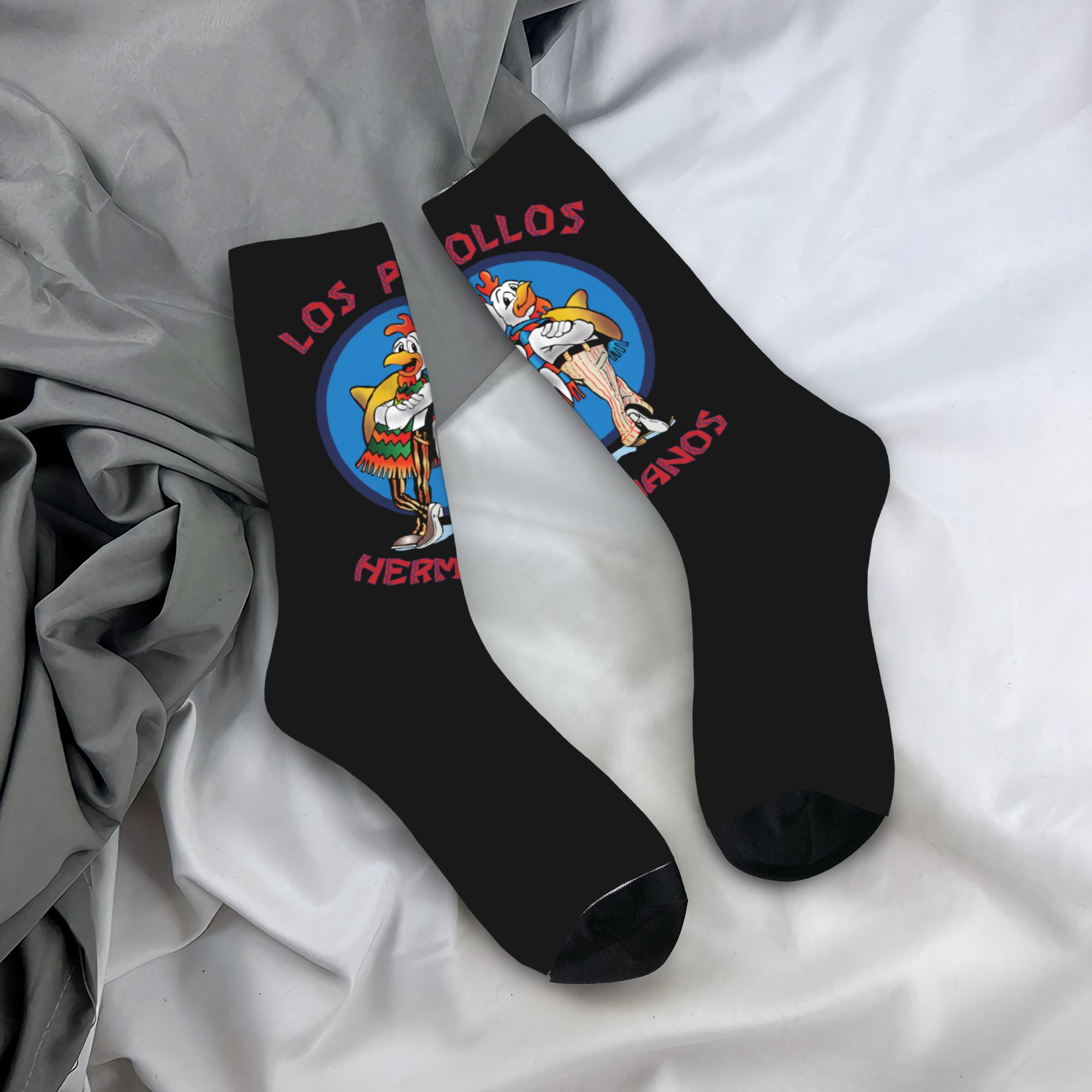 Dress Sock Men - ถุงเท้าลายตลก Los Pollos Hermanos สำหรับผู้ชายและผู้หญิง ถุงเท้าอุ่นๆ