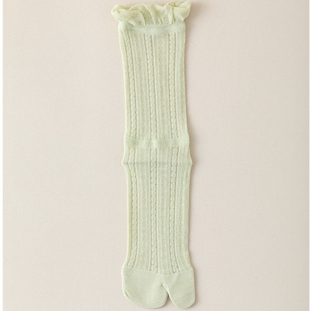 Toe Sock Split - ถุงเท้าสไตล์ฮาราจูกุ 1 คู่ ผ้าฝ้ายหวีอย่างดี แยกนิ้วเท้า นุ่ม