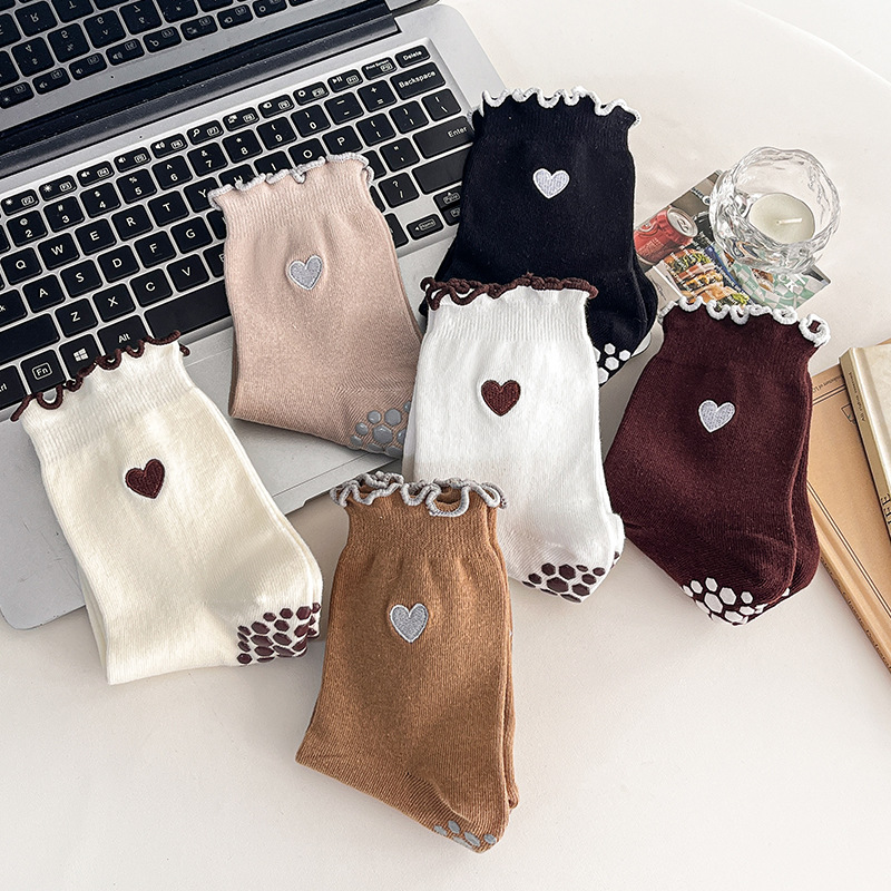 ถุงเท้าโยคะสำหรับผู้หญิง ผ้าฝ้ - Grip Sock Yoga บทวิจารณ์และราคา