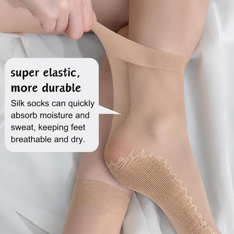 ถุงเท้าข้อเท้าแบบใสพิเศษ 10 คู - Invisibility Sock Loafer บทวิจารณ์และราคา