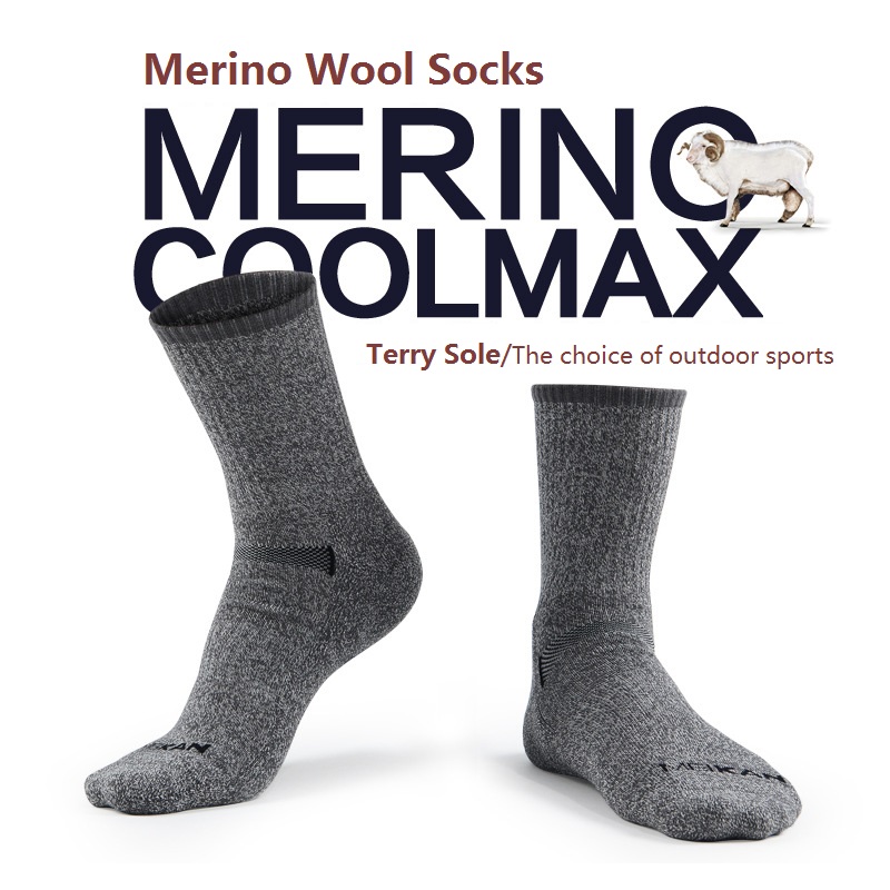 MEIKAN ผู้ชาย Merino Wool ถุงเ - Wool Hiking Sock บทวิจารณ์และราคา