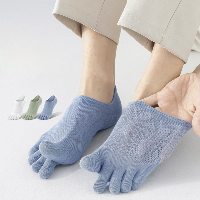 ถุงเท้าห้านิ้วแบบตาข่ายระบายอา - Toe Sock Split บทวิจารณ์และราคา