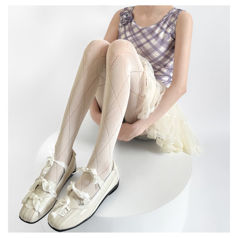 ถุงน่องตาข่ายเพชรสไตล์วินเทจสำ - Tights Pantyhose Sheer บทวิจารณ์และราคา