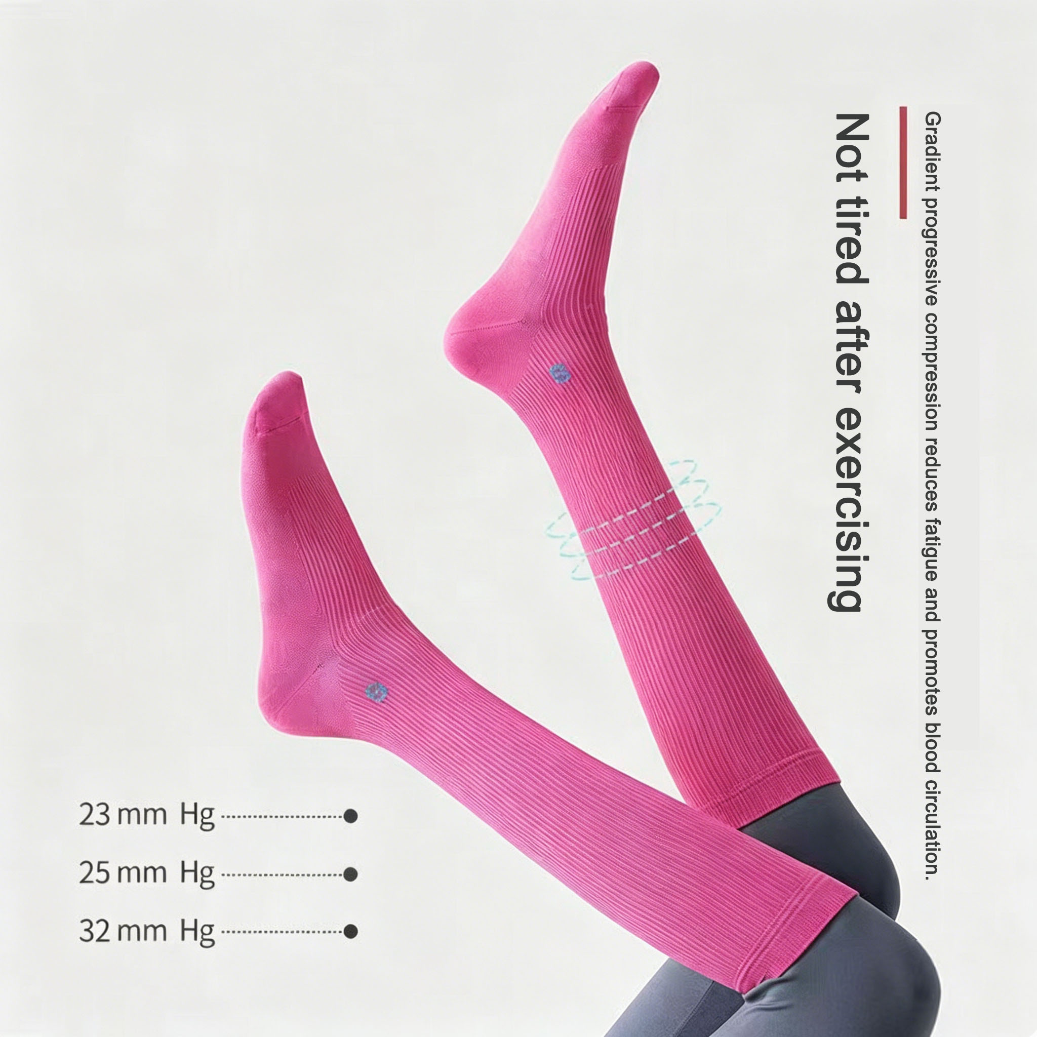 ถุงเท้ากีฬาแบบมีแรงกดกระชับสำห - Compression Sleeve Calf บทวิจารณ์และราคา