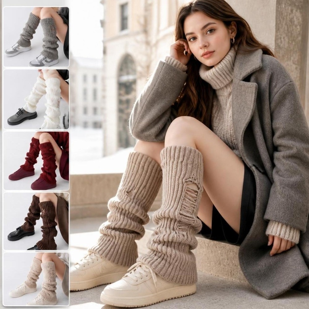 ปลอกขาไหมพรมอุ่นๆ ยืดหยุ่น ผสม - Boot Sock Slouchy บทวิจารณ์และราคา