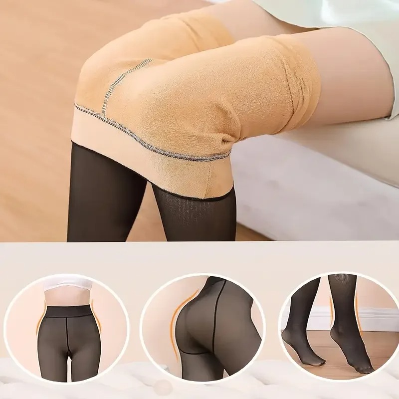 1-2 คู่ กางเกงรัดรูปบุขนเฟลซแบ - Tights Pantyhose Sheer บทวิจารณ์และราคา