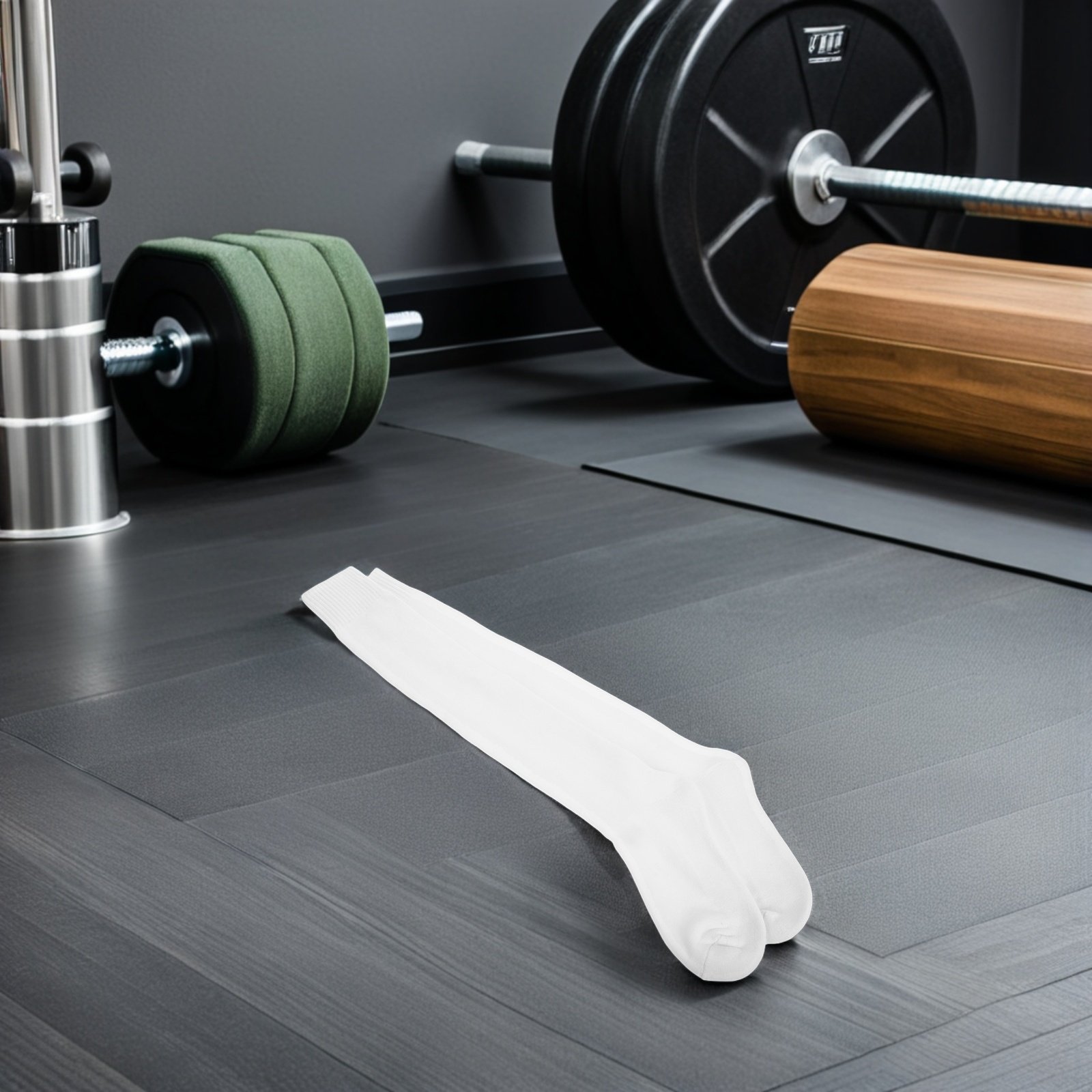 ถุงเท้าฟันดาบสีขาว 1 คู่ ถุงเท - Athletic Sock Cushion บทวิจารณ์และราคา