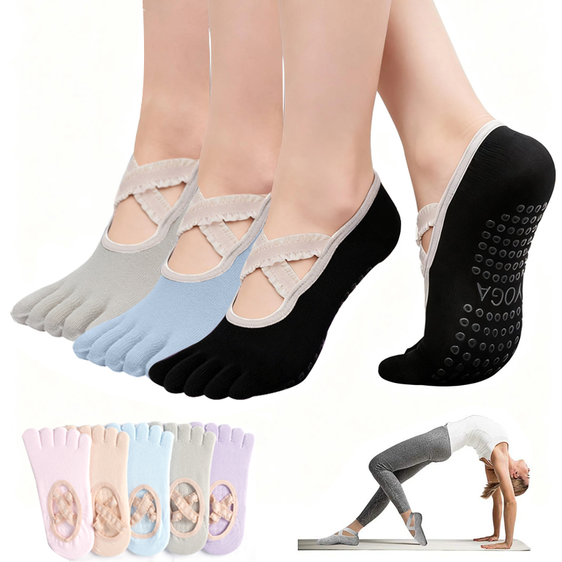 ถุงเท้าพิลาทิสกันลื่นสำหรับผู้ - Grip Sock Yoga บทวิจารณ์และราคา