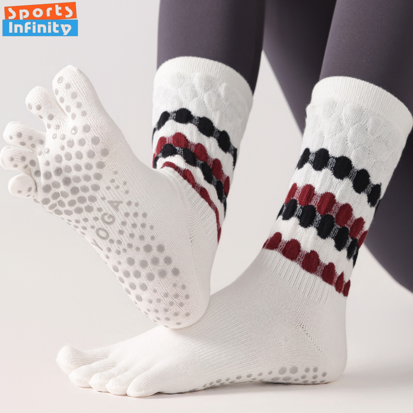 ถุงเท้าโยคะแบบห้านิ้ว แฟชั่น ก - Toe Sock Split บทวิจารณ์และราคา