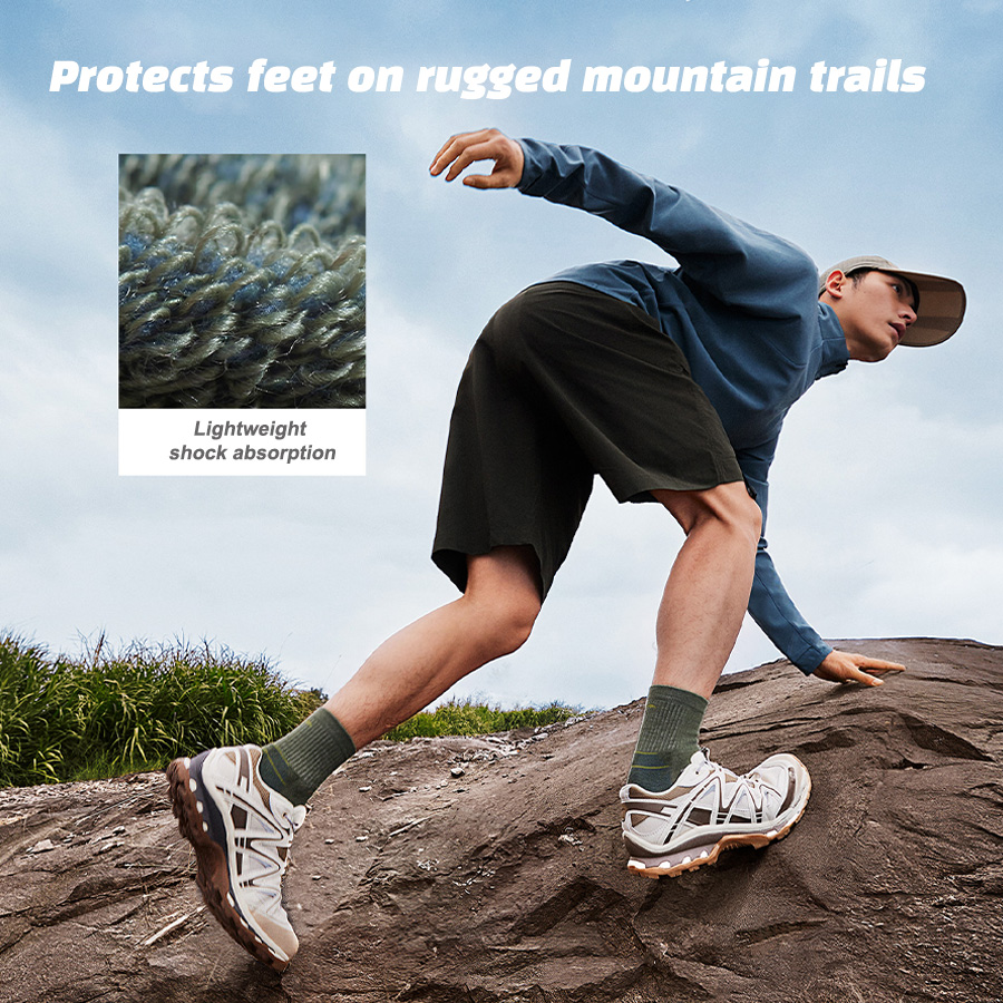 เนเจอร์ไฮค์ถุงเท้ากีฬา ถุงเท้า - Wool Hiking Sock บทวิจารณ์และราคา
