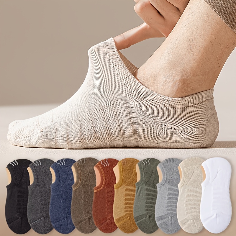 ถุงเท้าผู้ชายแบบสั้น 10 คู่ สำ - Invisibility Sock Loafer บทวิจารณ์และราคา
