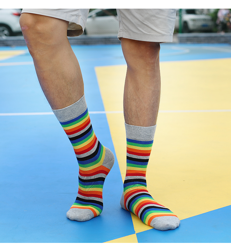 5 คู่ Mens สนุกถุงเท้า,รูปแบบถ - Cotton Crew Sock Pack บทวิจารณ์และราคา