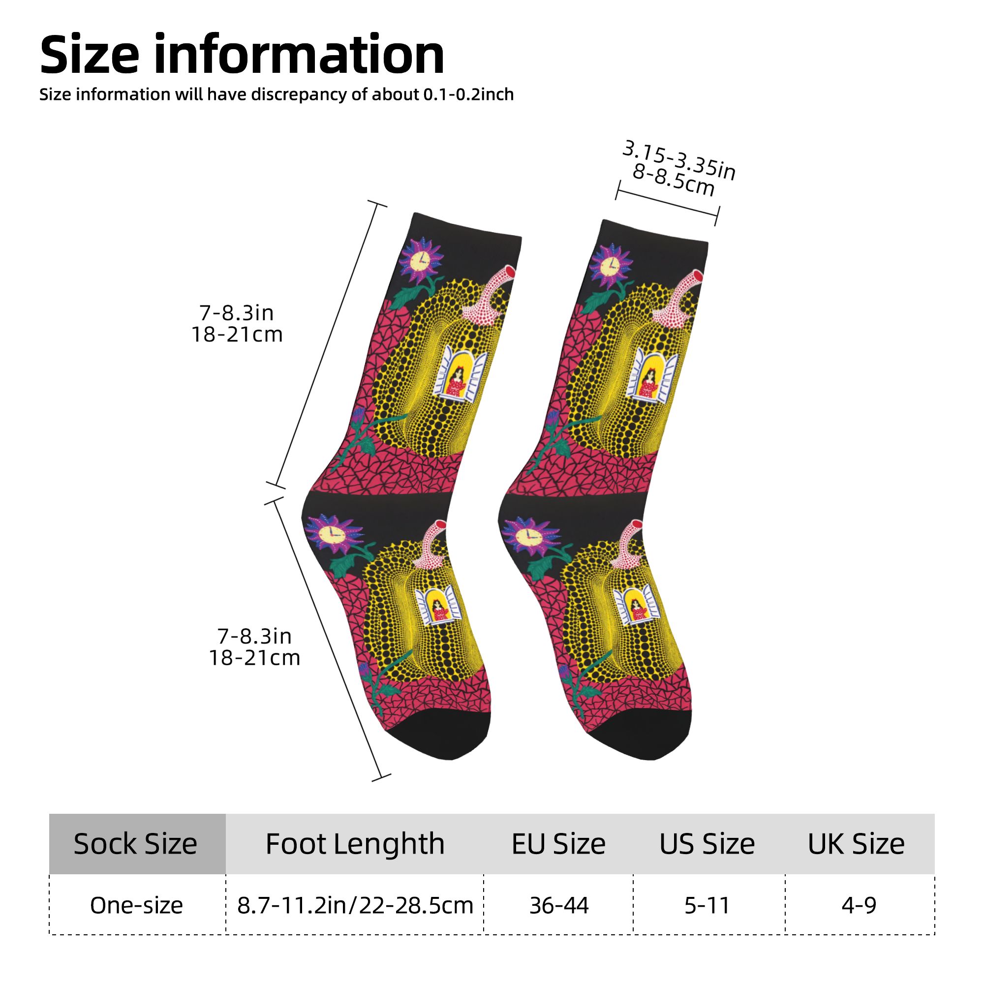 ถุงเท้าลายภาพวาดนามธรรมของยาโย - Dress Sock Men บทวิจารณ์และราคา