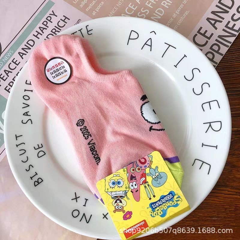 ถุงเท้าลายการ์ตูนสปองจ์บ็อบ สแ - Invisibility Sock Loafer บทวิจารณ์และราคา