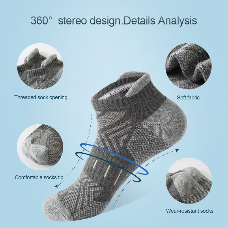 ถุงเท้าข้อเท้าแบบมีเบาะรองรับ  - Athletic Sock Cushion บทวิจารณ์และราคา