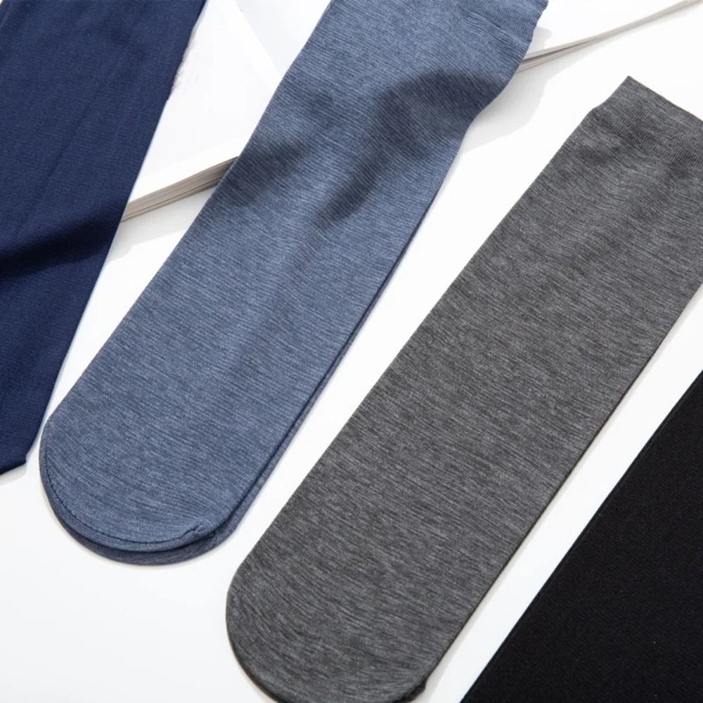 10 คู่ แฟชั่น ถุงเท้าผู้ชาย ระ - Silk Sock Bamboo บทวิจารณ์และราคา