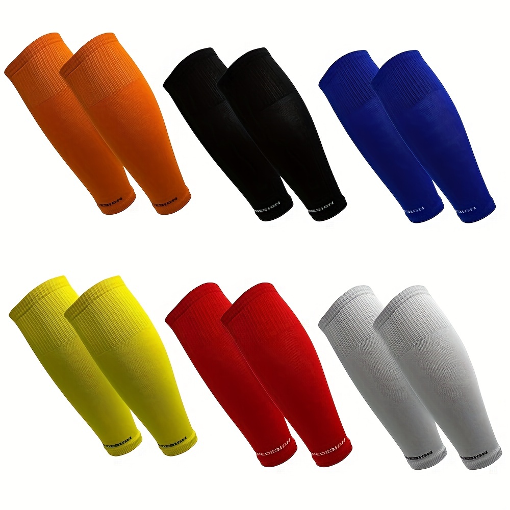 1 คู่ถุงเท้าฟุตบอลแบบบีบอัด, เ - Compression Sleeve Calf บทวิจารณ์และราคา