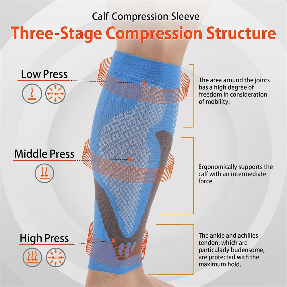 1 คู่ลูกวัวการบีบอัดแขน,Shin S - Compression Sleeve Calf บทวิจารณ์และราคา