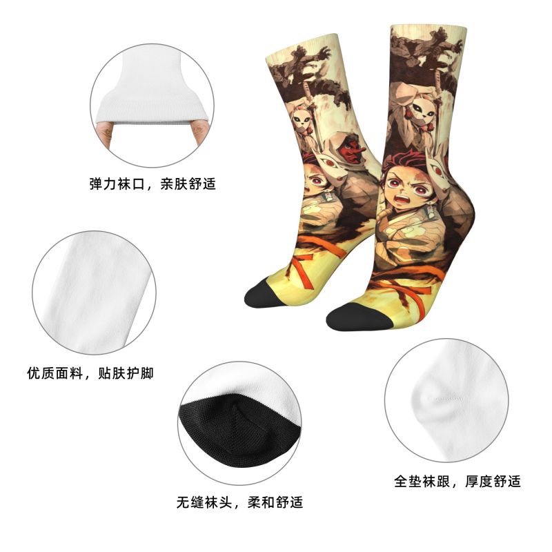 ถุงเท้าลายพิมพ์ 3 มิติ แฟชั่นส - Dress Sock Men บทวิจารณ์และราคา