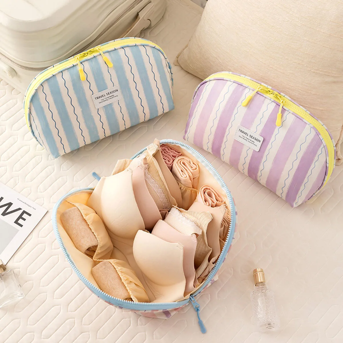 กระเป๋าเก็บชุดชั้นในแบบพกพาอเน - Sock Organizer Tray บทวิจารณ์และราคา