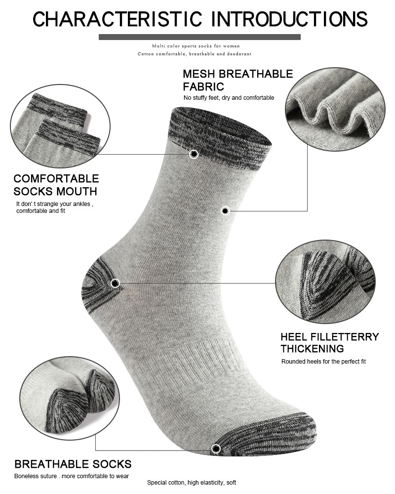 1/5 คู่ถุงเท้าผู้ชายแพ็ค Overs - Cotton Crew Sock Pack บทวิจารณ์และราคา