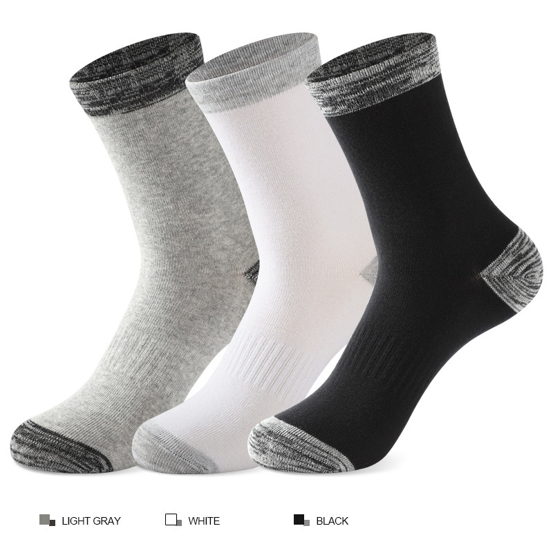 1/5 คู่ถุงเท้าผู้ชายแพ็ค Overs - Cotton Crew Sock Pack บทวิจารณ์และราคา