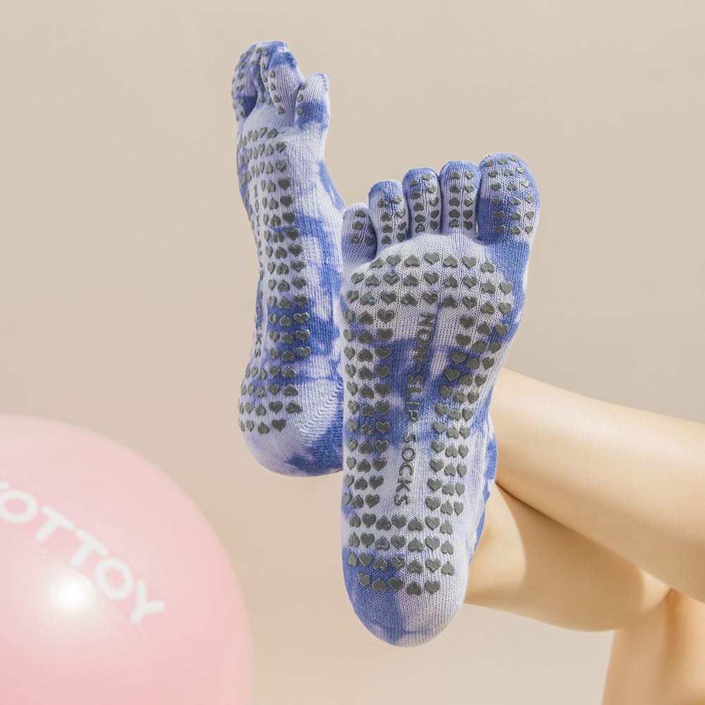ถุงเท้าโยคะแบบมีสายรัดห้านิ้วส - Grip Sock Yoga บทวิจารณ์และราคา