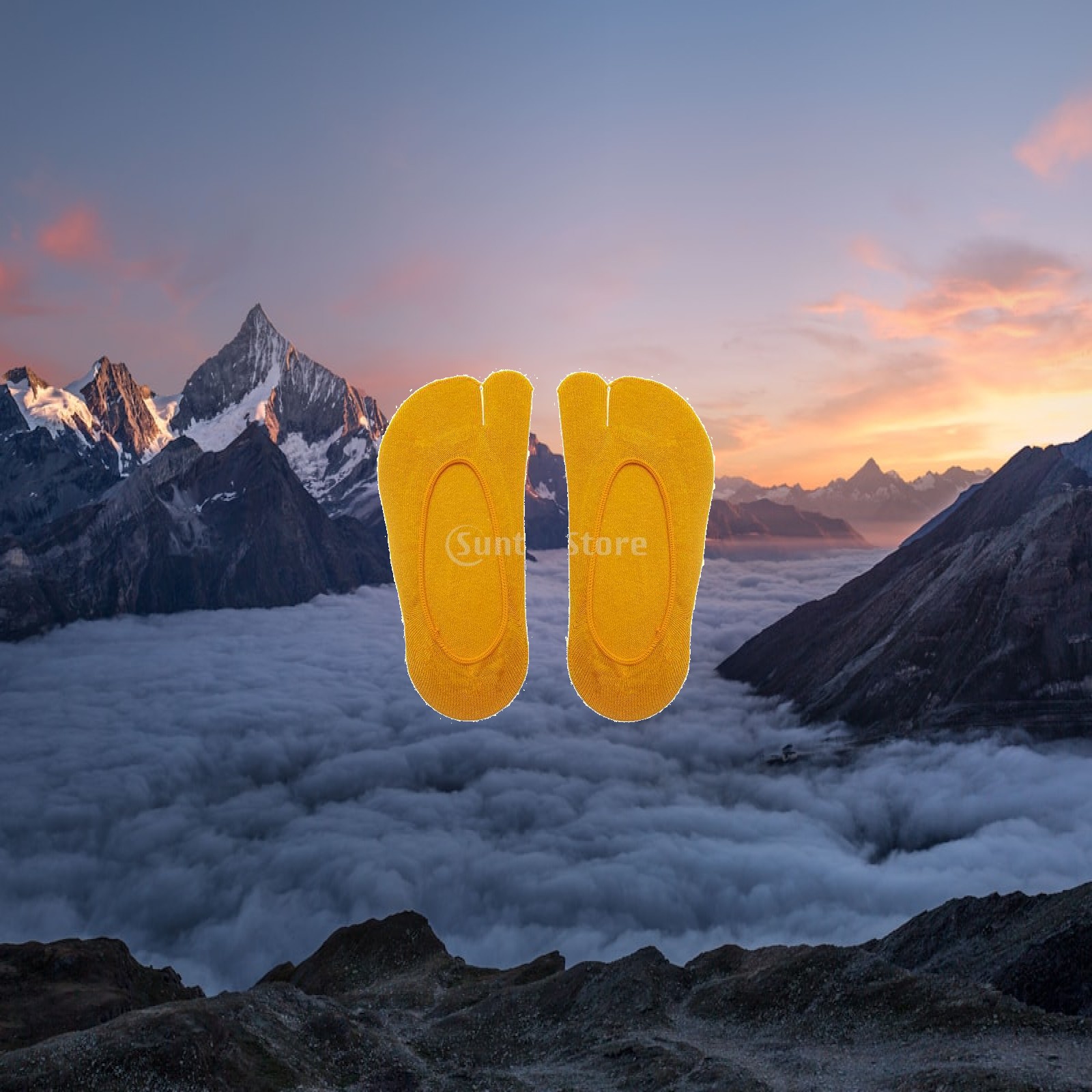 ถุงเท้าผู้หญิงผ้าฝ้ายแบบสองนิ้ - Invisibility Sock Loafer บทวิจารณ์และราคา