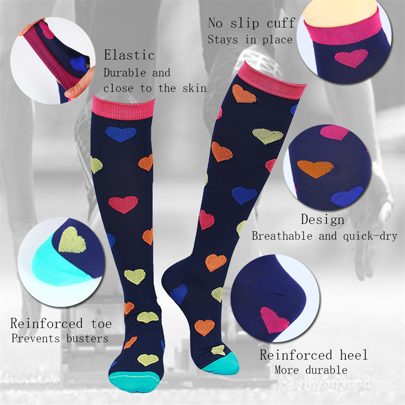 S-XXL 3 คู่จัดส่งฟรีพยาบาลถุงเ - Compression Sock Medical บทวิจารณ์และราคา