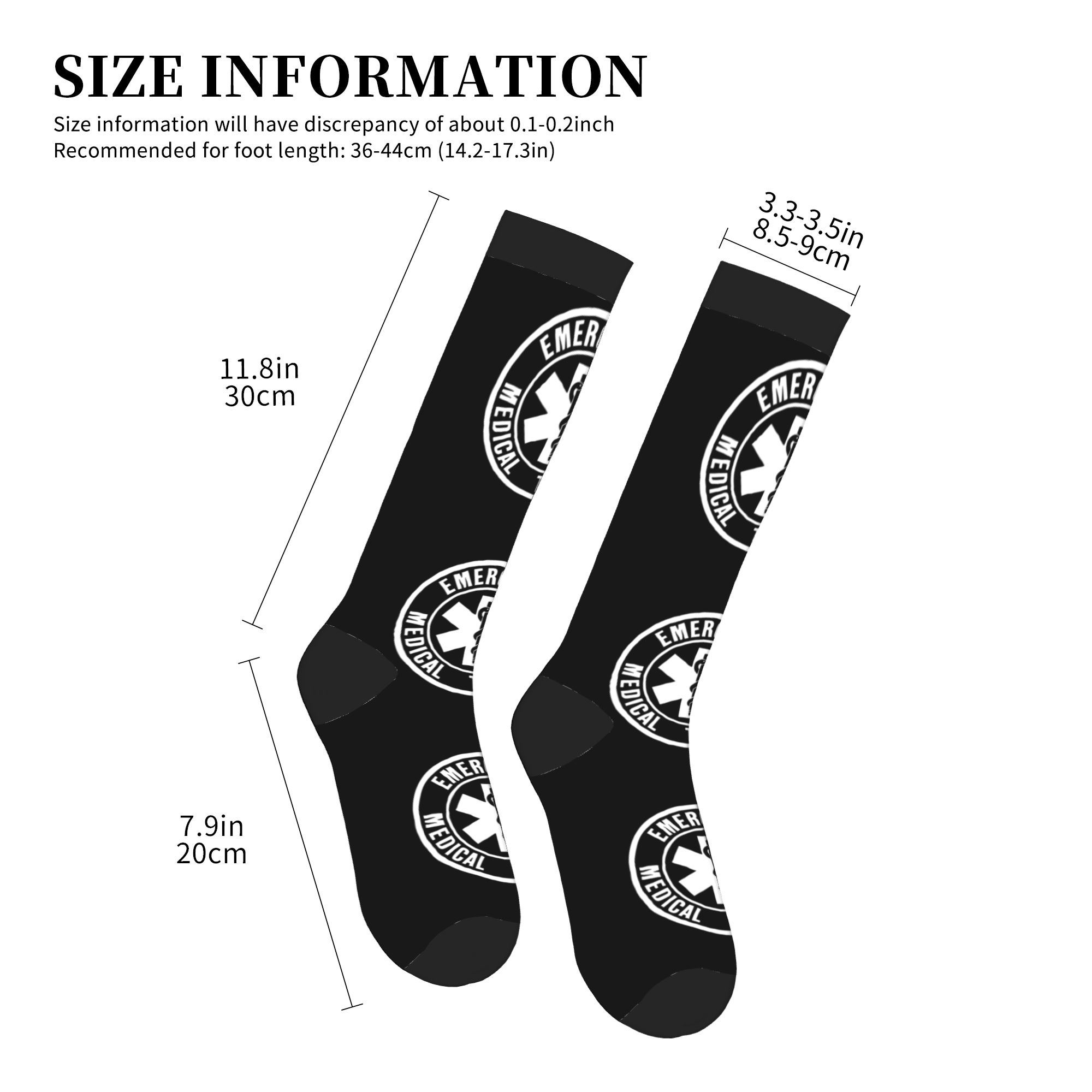 ถุงเท้าลายโลโก้ Emt Star Of Li - Compression Sock Medical บทวิจารณ์และราคา