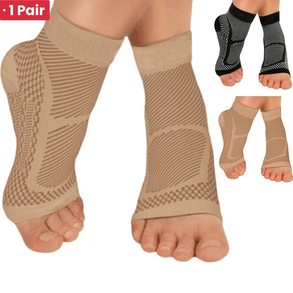 1 คู่กีฬาข้อเท้าสนับสนุนรั้งกา - Ankle Brace Sock บทวิจารณ์และราคา