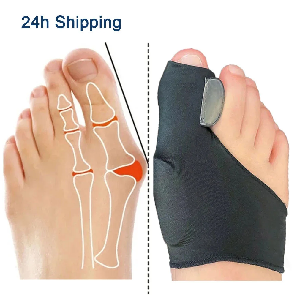 2 ชิ้น Toe Separator Hallux Va - Ankle Brace Sock บทวิจารณ์และราคา